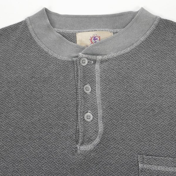 画像3: 90's THE TERRITORY A HEAD ヘンリーネックカットソー "MADE IN USA" (3)