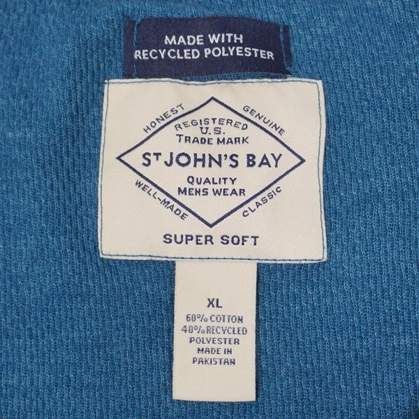 画像2: 00's ST JOHN'S BAY ヘンリーネック サーマルカットソー “DEADSTOCK” (2)