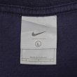 画像3: Early 00's NIKE センタースウォッシュロゴ Tシャツ ”Fade Navy" (3)