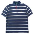 画像1: 90's Polo Ralph Lauren ボーダー柄 ポロシャツ (1)