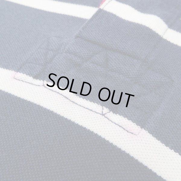 画像4: 90's Polo Ralph Lauren ボーダー柄 ポロシャツ (4)