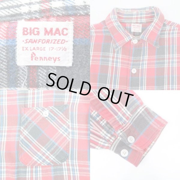 画像3: 60's BIGMAC ヘビーネルシャツ ＃1 (3)