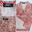 画像3: 80-90's JIMMY'S 総柄 オープンカラーシャツ “RED / MADE IN USA” (3)