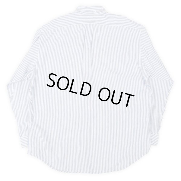 画像2: 90's Ralph Lauren ストライプ柄 ボタンダウンシャツ “LINEN / BLAKE” (2)