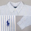 画像4: 90's Ralph Lauren ストライプ柄 ボタンダウンシャツ “LINEN / BLAKE” (4)