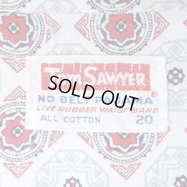 画像2: 60's TOM SAWYER 総柄 スリーピングシャツ (2)