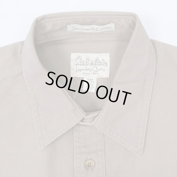 画像4: 00's Cabela's キャンバス ワークシャツ “DEADSTOCK” (4)