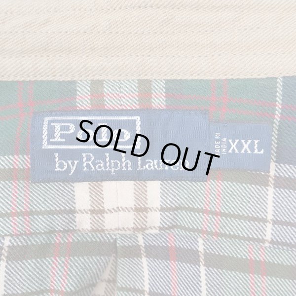 画像2: 00's Polo Ralph Lauren フーディーシャツ (2)