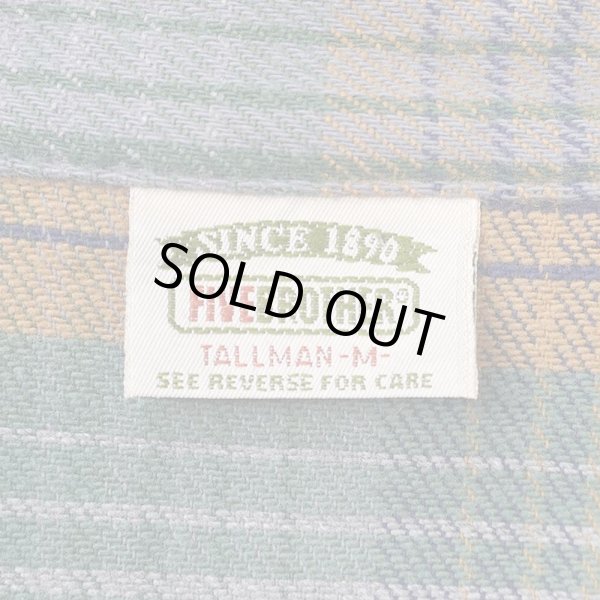 画像2: 90's FIVE BROTHER ヘビーネルシャツ "Gray Plaid / MADE IN USA" (2)