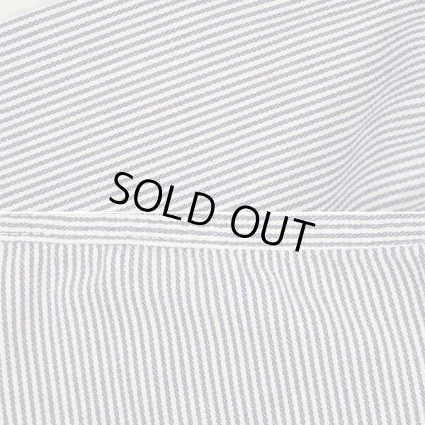 画像4: 00's PRISON BLUES ヒッコリーストライプ ワークシャツ "MADE IN USA" (4)