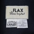 画像2: 90's FLAX レギュラーカラー リネンシャツ “BLACK” (2)