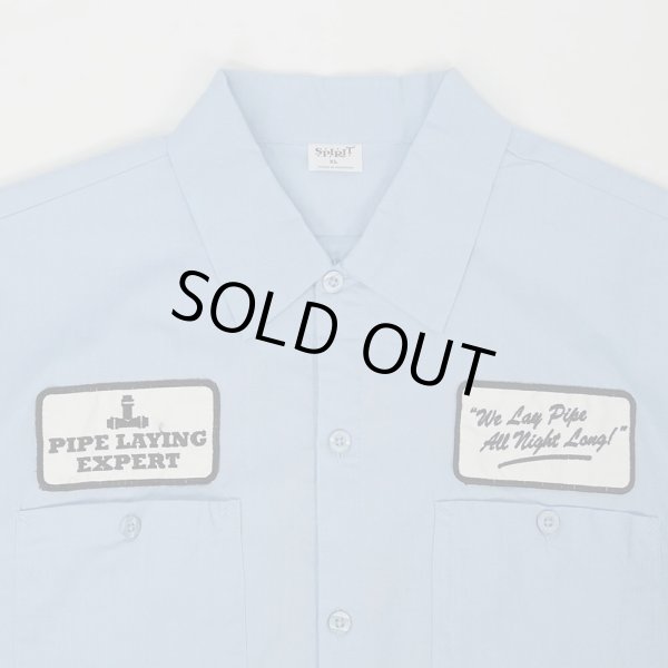 画像4: 00's  PIPE LAYING EXPERT S/S ワークシャツ (4)