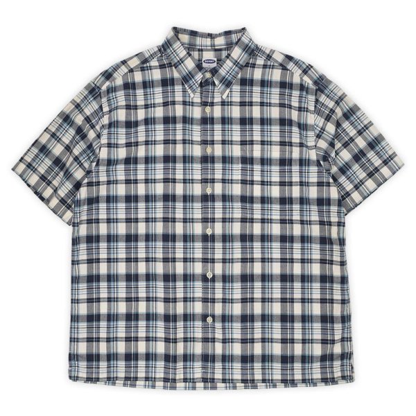 画像1: 00's OLD NAVY S/S レギュラーカラー ボックスシャツ (1)