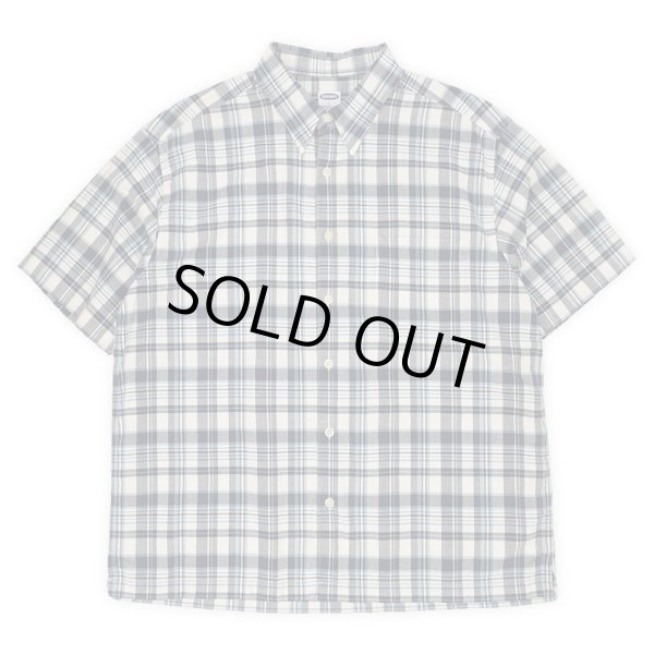 画像1: 00's OLD NAVY S/S レギュラーカラー ボックスシャツ (1)