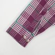 画像4: 90's OSHKOSH ヘビーネルシャツ "Burgundy Plaid" (4)
