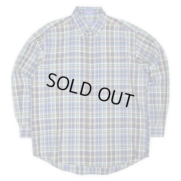 画像1: 00's SIR PENDLETON ウールボタンダウンシャツ "USA FABRIC" (1)