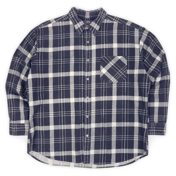 画像1: 90's SAUGATUCK プリントネルシャツ (1)