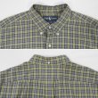 画像3: 90's Polo Ralph Lauren S/S ボタンダウンシャツ "GREGGOR / Olive Plaid" (3)