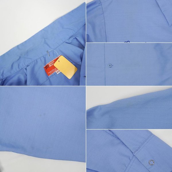 画像3: 70's Vapor Wear L/S ワークシャツ "MADE IN USA / M-SHORT" (3)