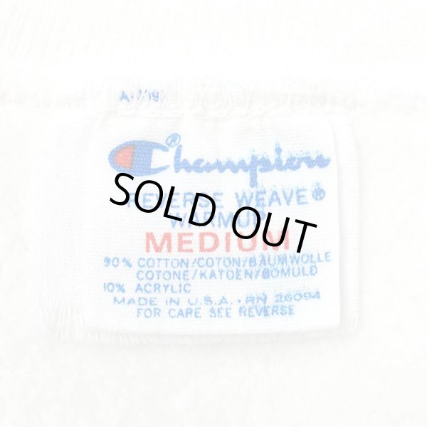 画像2: 80's Champion リバースウィーブ スウェット “染み込みプリント / MADE IN USA” (2)