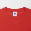 画像3: 90's RUSSELL 前V ブランクスウェット "MADE IN USA / VERMILION RED" (3)