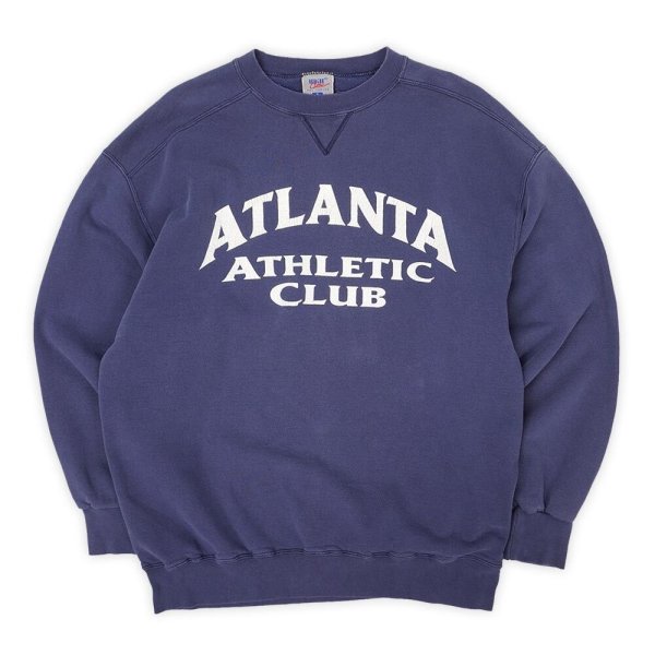画像1: 90's RUSSELL ロゴプリント スウェット "ATLANTA ATHLETIC CLUB / MADE IN USA / HIGH COTTON" (1)