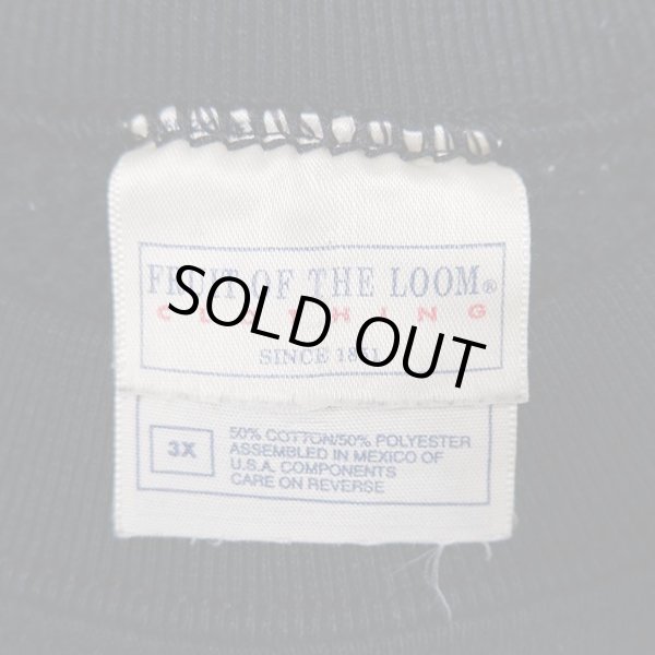 画像2: 90-00's Fruit of the loom スウェットシャツ “3X / BLACK” (2)