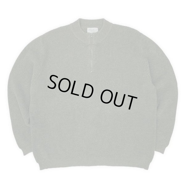 画像1: 00's Eddie Bauer ハーフジップ コットンニット (1)