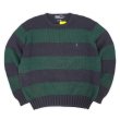画像1: 90's Polo Ralph Lauren ワイドボーダー柄 コットンニット (1)