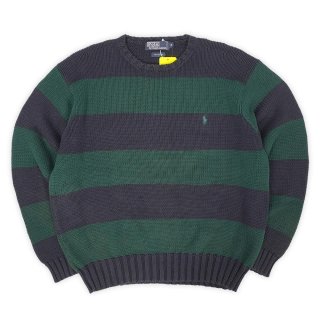 273t*美品 ドゥロワー 16Gコットンダブルフェイス ボーダーニット. 273t*美品 ドゥロワー 16Gコットンダブルフェイス ボーダーニット