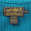画像2: 90's Eddie Bauer コットンリブニット "黒タグ" (2)