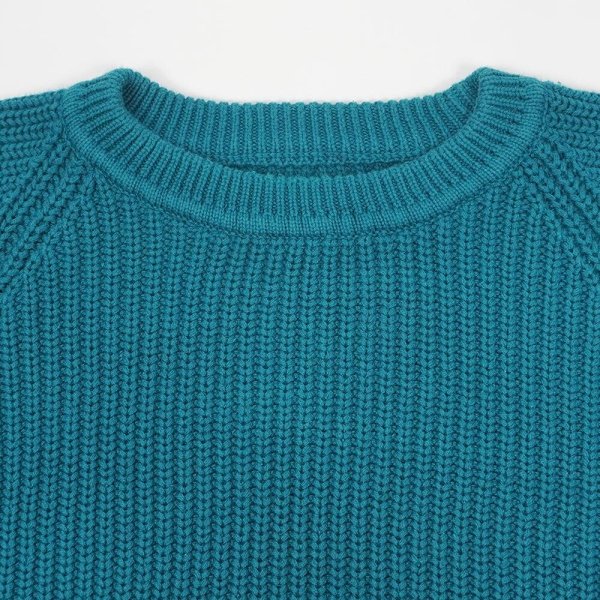 画像3: 90's Eddie Bauer コットンリブニット "黒タグ" (3)