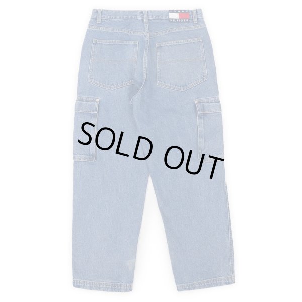 画像2: 90's TOMMY JEANS デニムカーゴパンツ (2)