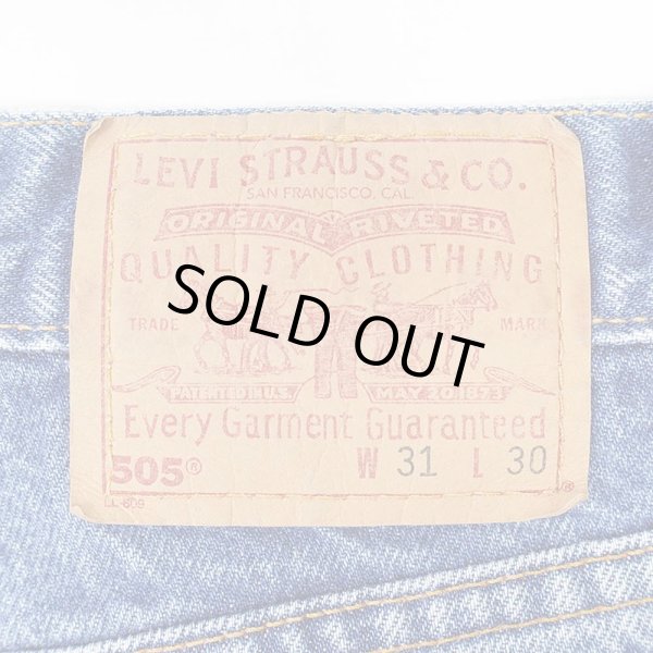画像3: 00's Levi's 505 デニムパンツ "MADE IN USA / W31 L30" (3)