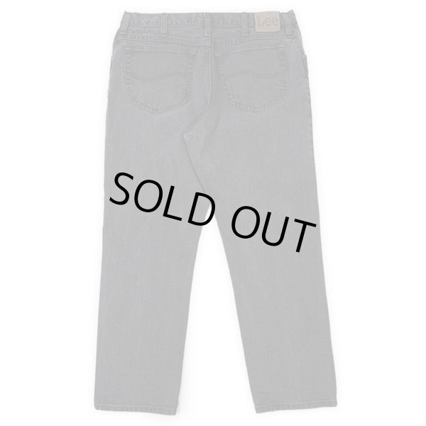 画像2: 00's Lee ブラックデニムパンツ "REGULER FIT / W36 L30" (2)
