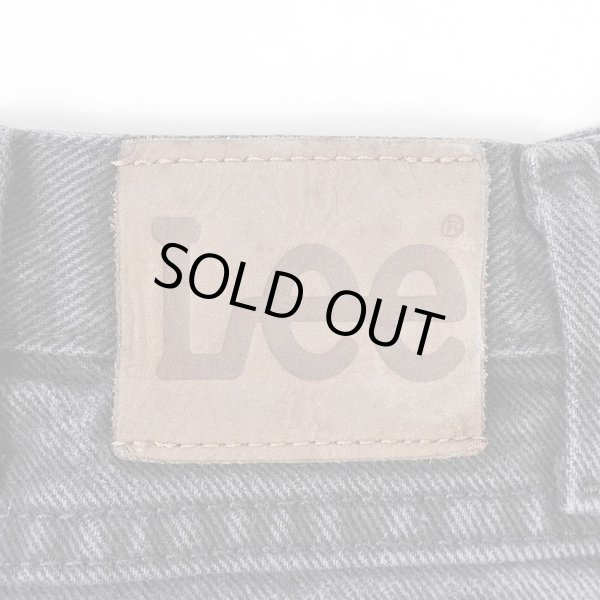 画像3: 00's Lee ブラックデニムパンツ "REGULER FIT / W36 L30" (3)