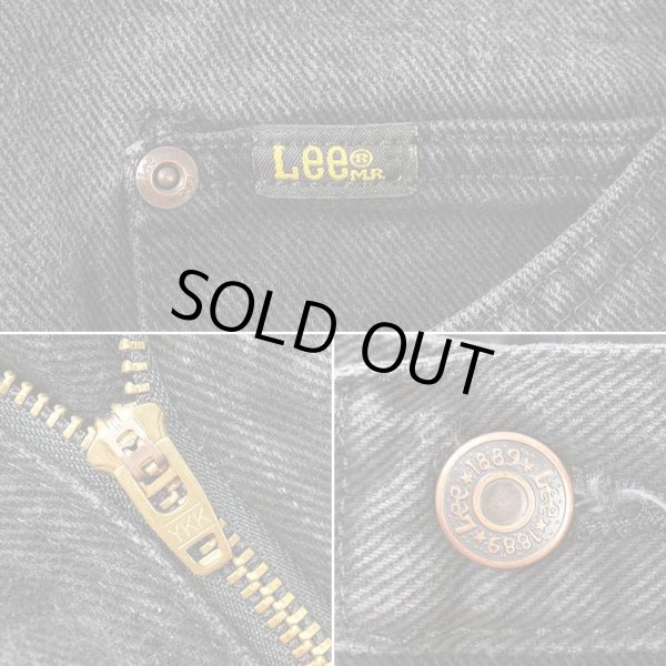 画像5: 00's Lee ブラックデニムパンツ "REGULER FIT / W36 L30" (5)