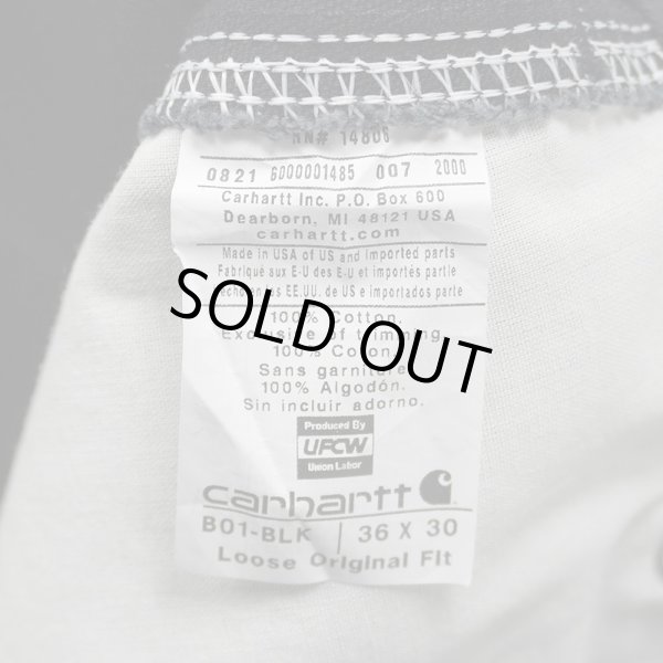 画像4: 00s Carhartt ダブルニー ダックペインターパンツ "MADE IN USA / W36 L30" (4)
