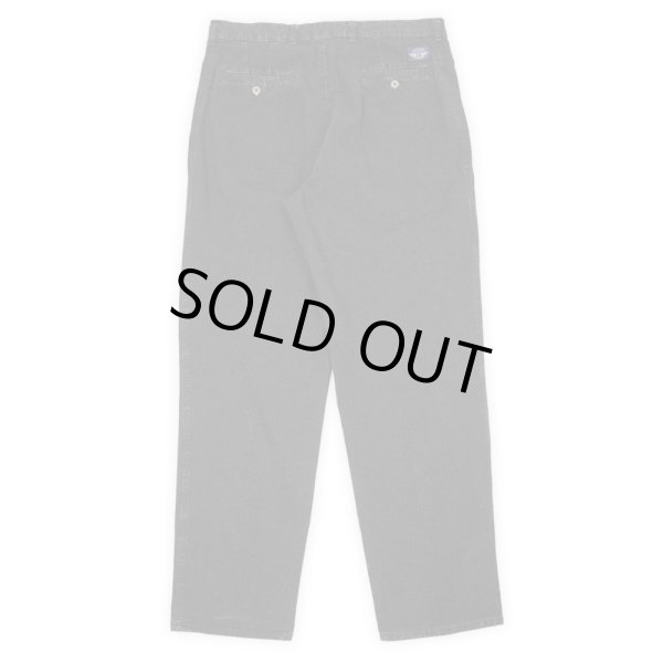 画像2: Early 90's DOCKERS 1タック ブラックデニムトラウザー (2)