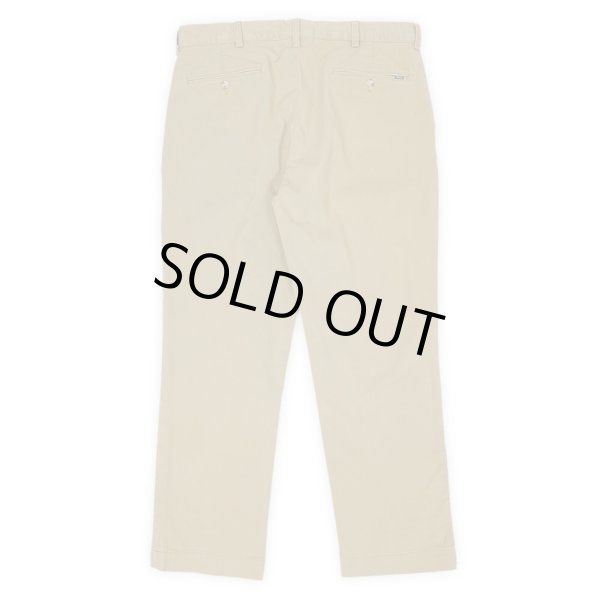 画像2: 00's Polo Ralph Lauren ノータック チノトラウザー "CLASSIC FIT / BEIGH / W36 L30" (2)
