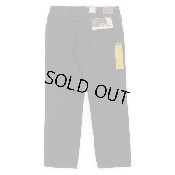 画像1: 00's Lee 200-8908 ブラックデニムパンツ "DEADSTOCK / W36 L30" (1)