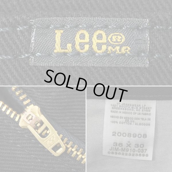 画像3: 00's Lee 200-8908 ブラックデニムパンツ "DEADSTOCK / W36 L30" (3)