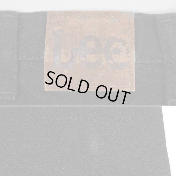 画像4: 00's Lee 200-8908 ブラックデニムパンツ "DEADSTOCK / W36 L30" (4)