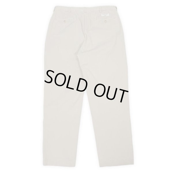 画像2: 00's Polo Ralph Lauren 2タック チノトラウザー "ANDREW PANT / BEIGE / W35 L32" (2)