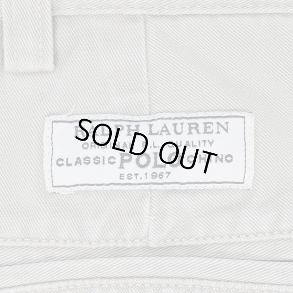 画像4: 00's Polo Ralph Lauren 2タック チノトラウザー "ANDREW PANT / BEIGE / W35 L32" (4)