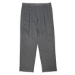 画像1: 00's DOCKERS 2タック コットントラウザー "CHARCOAL HEATHER / W34 L32" (1)