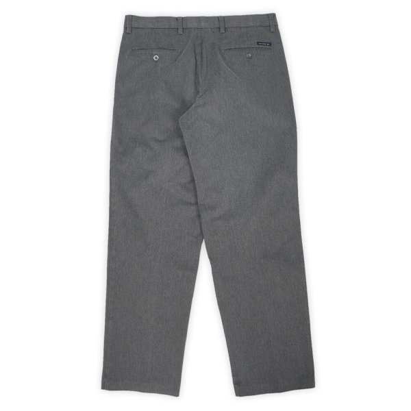 画像2: 00's DOCKERS 2タック コットントラウザー "CHARCOAL HEATHER / W34 L32" (2)