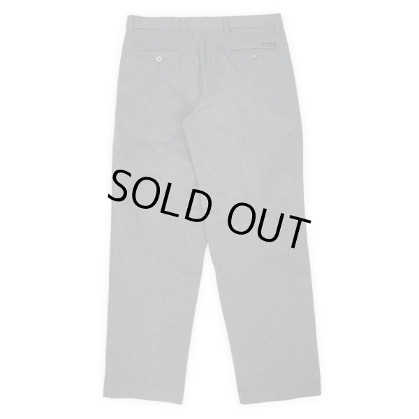 画像2: 00's DOCKERS 2タック コットントラウザー "CHARCOAL HEATHER / W34 L32" (2)