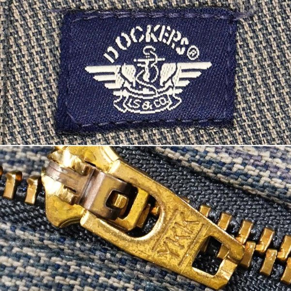 画像4: 90's DOCKERS 2タック コットントラウザー "W34 L32" (4)