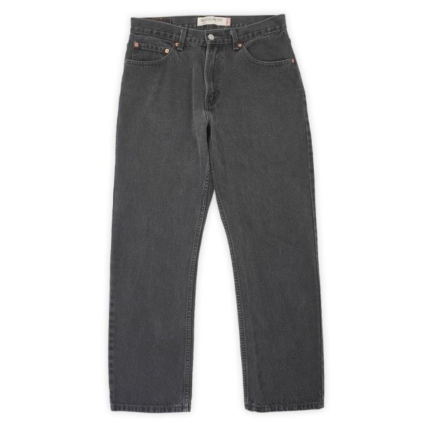 画像1: 00's Levi's 505 ブラックデニムパンツ "W32 L30" (1)